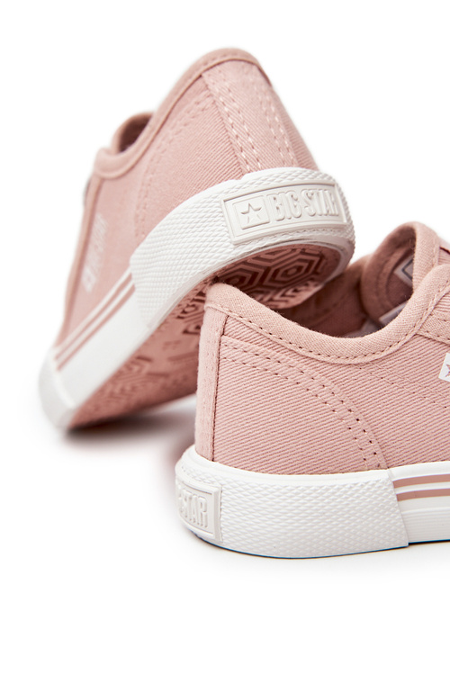 Nazouvací tenisky Big Star JJ374166 Světle růžová