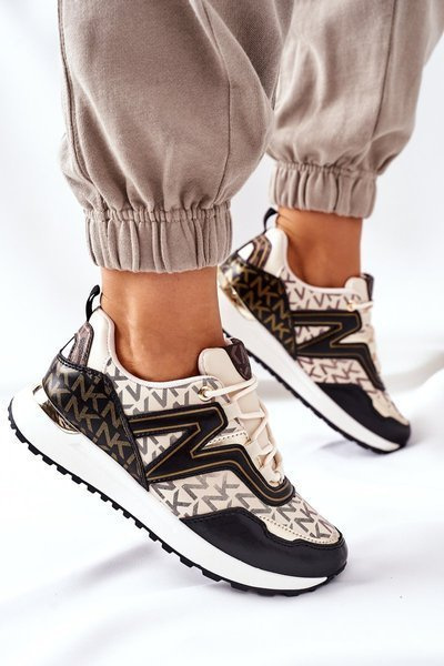 Dámská Sportovní Obuv Sneakersy Béžové-Černé Always