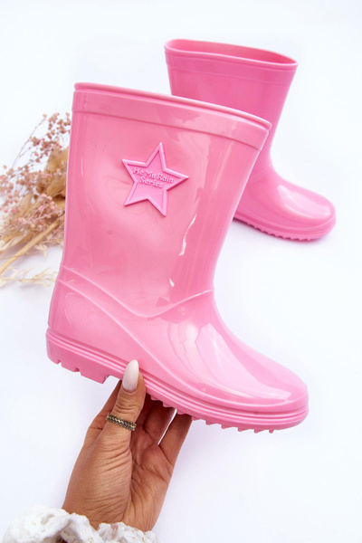 Detský gumový galoshes Pink Malvi