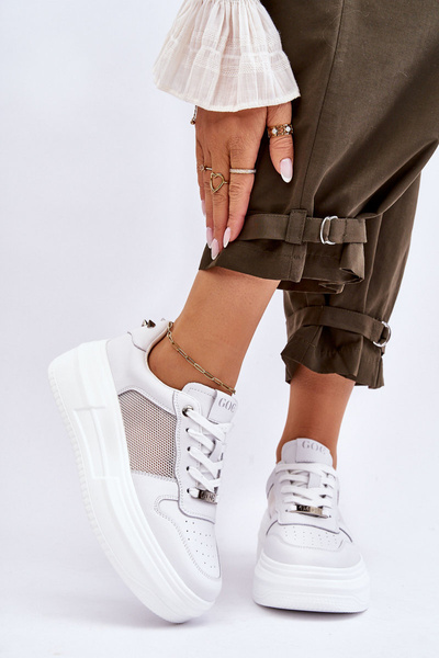 Dámske klasické športové topánky Goe ll2n4060 biela