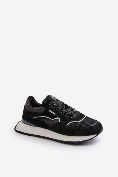 Pánske tenisky Big Star NN174321 so systémom pamäťovej peny Čierne