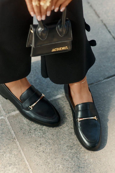 Kožené Polobotky Mokasíny Dámske Maciejka K6809-01 Čierne