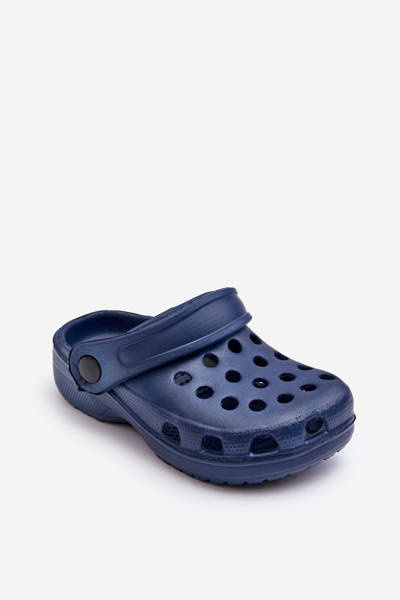 Penové detské Crocs Navy Blue Flip Flops Percy