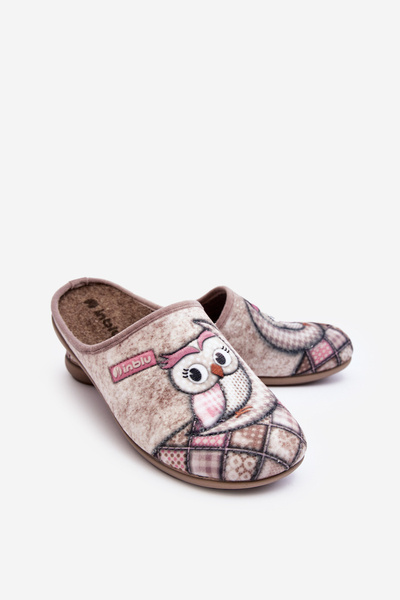 Domáce flip -flops Owl inblu gf000018 béžová