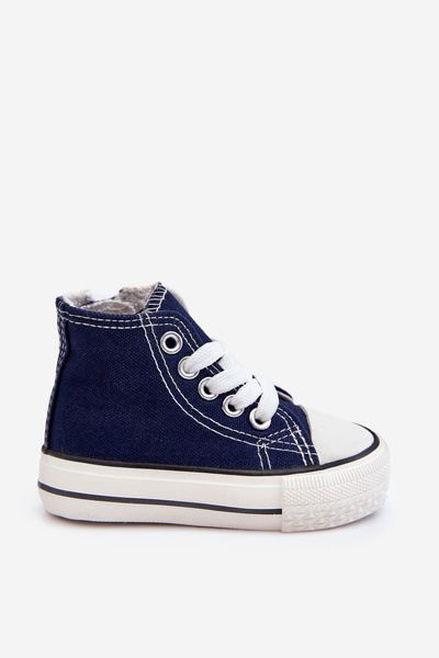 Detské vysoké tenisky s hradom Navy Blue Filimon