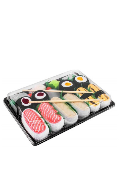 Sushi ponožky Dúhové ponožky 5 párov: Tamago maslo rýb losos Maki