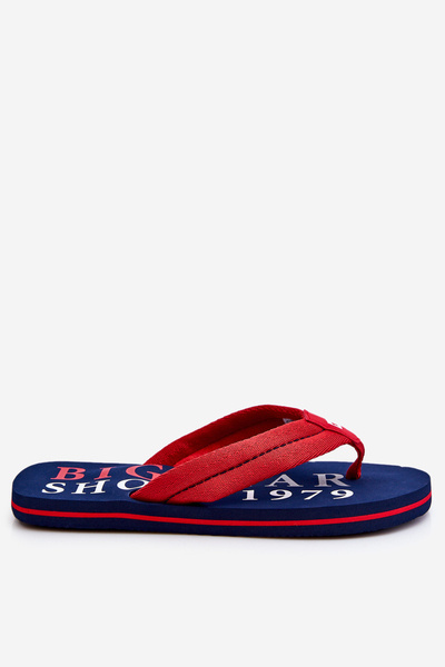 Pánske flip -flops Big Star LL174613 Navy Blue