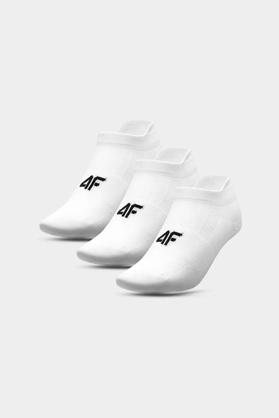 Dámske ponožky 4F 3-PACK 4FAW23USOCF197-92M Sivé