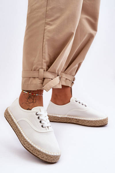 Veľká hviezda LL274833 Espadrilles Laced Sneakers