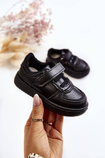 Black Frillo Children's Low Sports Shoes topánky