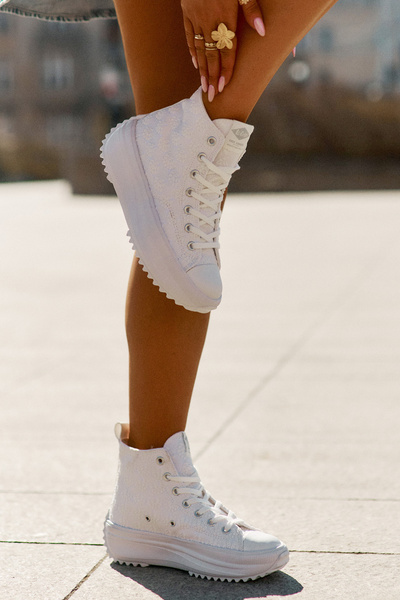 Vysoké Dámske Tenisky Lee Cooper LCW-25-31-3461L Biele