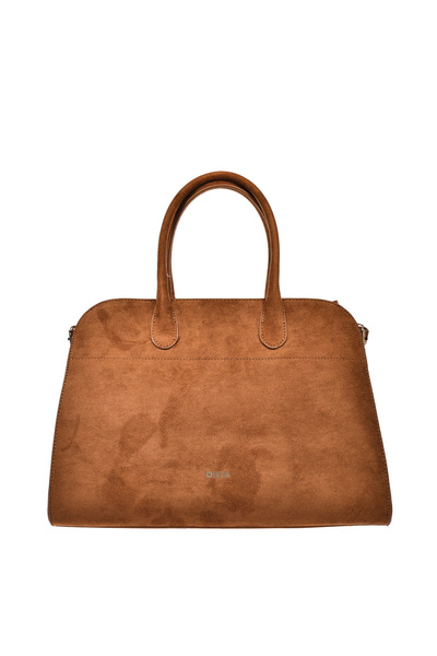 Dámska Shopper Taška Z Eko Zamšu Big Star SS574008 Hnedá