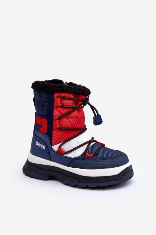 Detské snehové topánky izolované námorníckym modrou veľkou hviezdou MM374194