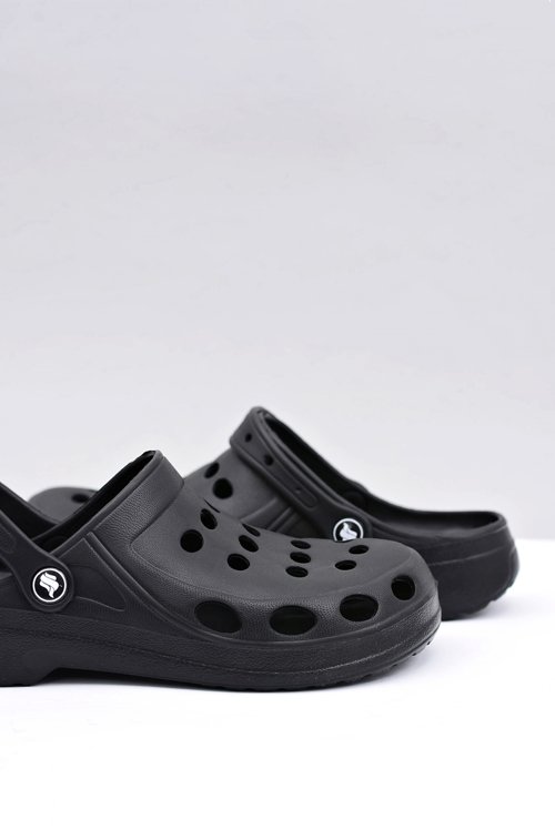 Pánske papuče čierne sandále Kroksy