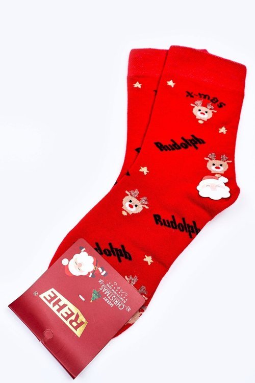 Redolf ​​červené vatové ponožky