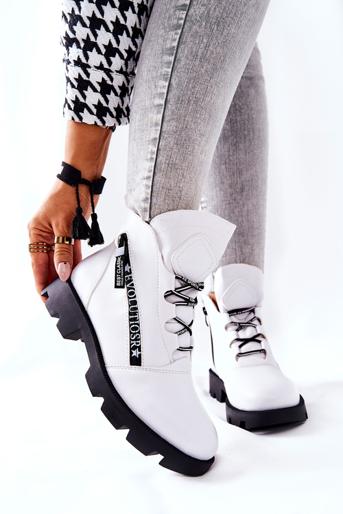 Topánky izolované kožušinou Sergio Leone White TR740